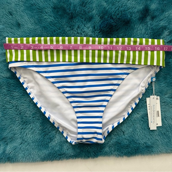 BLEU ROD BEATTIE Banded Fold Over Hipster Bikini Bottom Size 12 - Picture 8 of 13